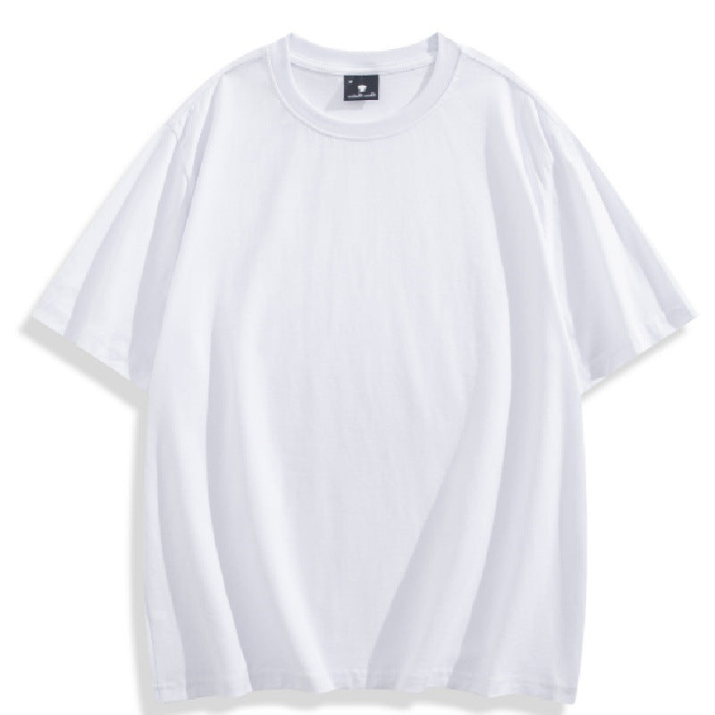 Women's Cotton Loose Foam Pattern Short Sleeve T-shirt