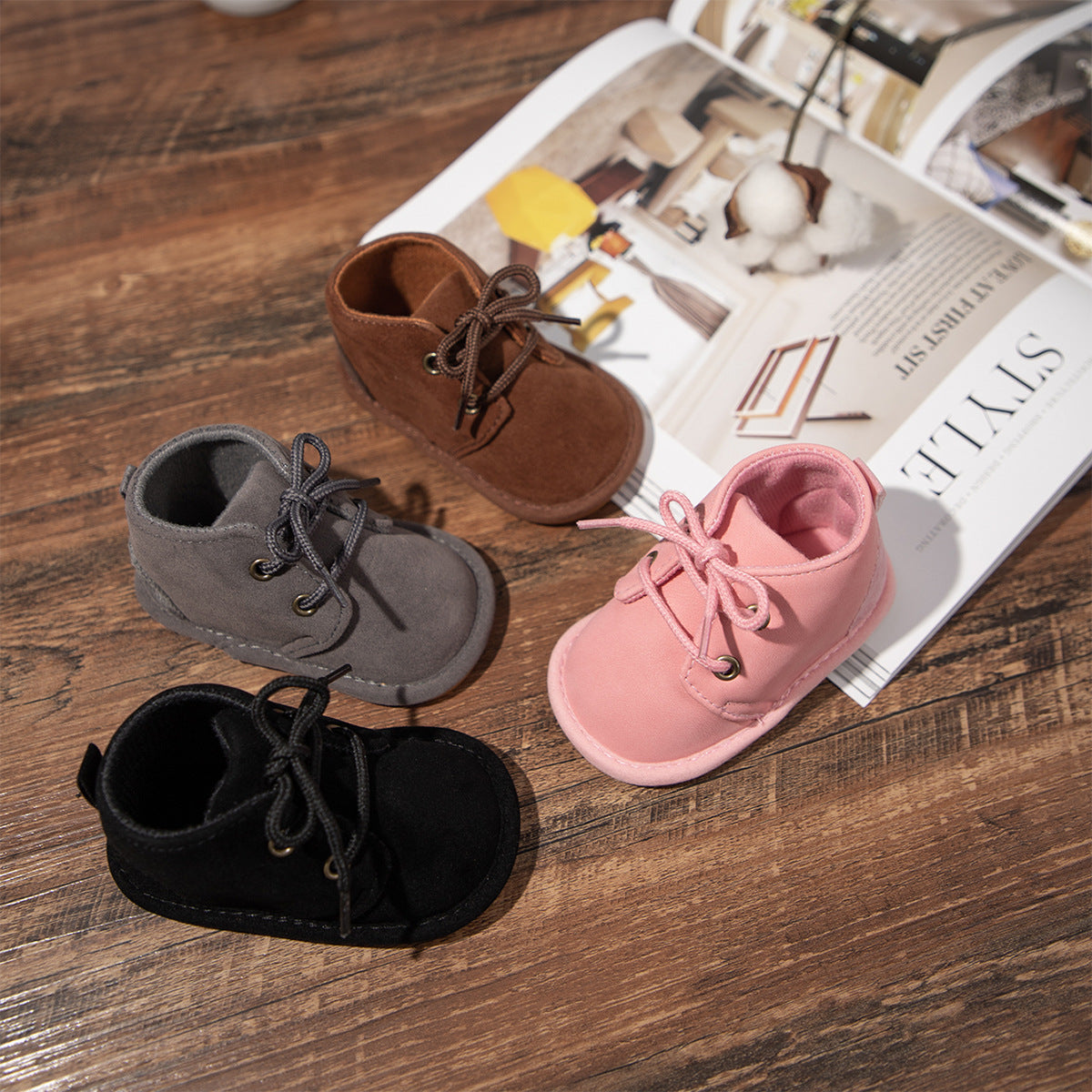 Baby's Shoes Rubber Sole Non-slip Toddler Shoes Pumps