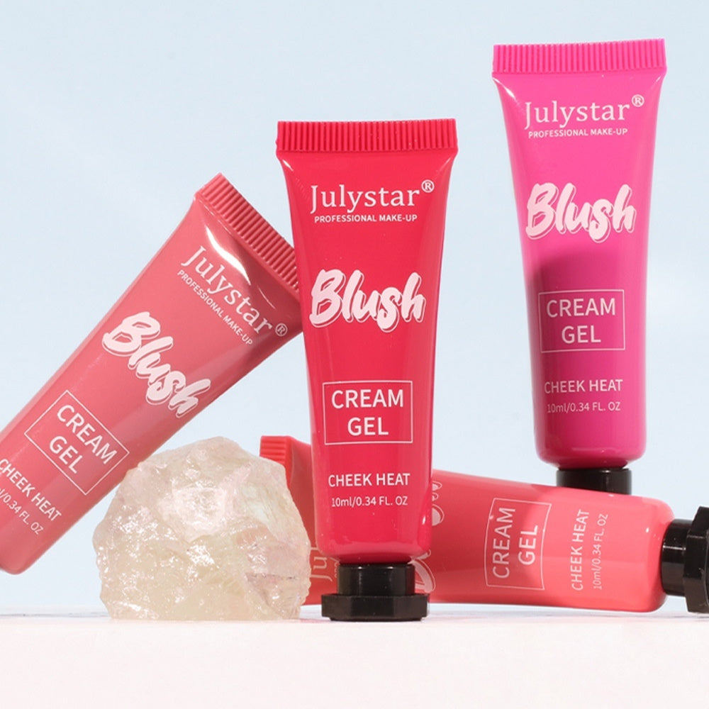 Skønhed Flerfarvet Mat Ekspansion Farve Blusher Naturlig Tynd Og Glitrende Highlight Reparation