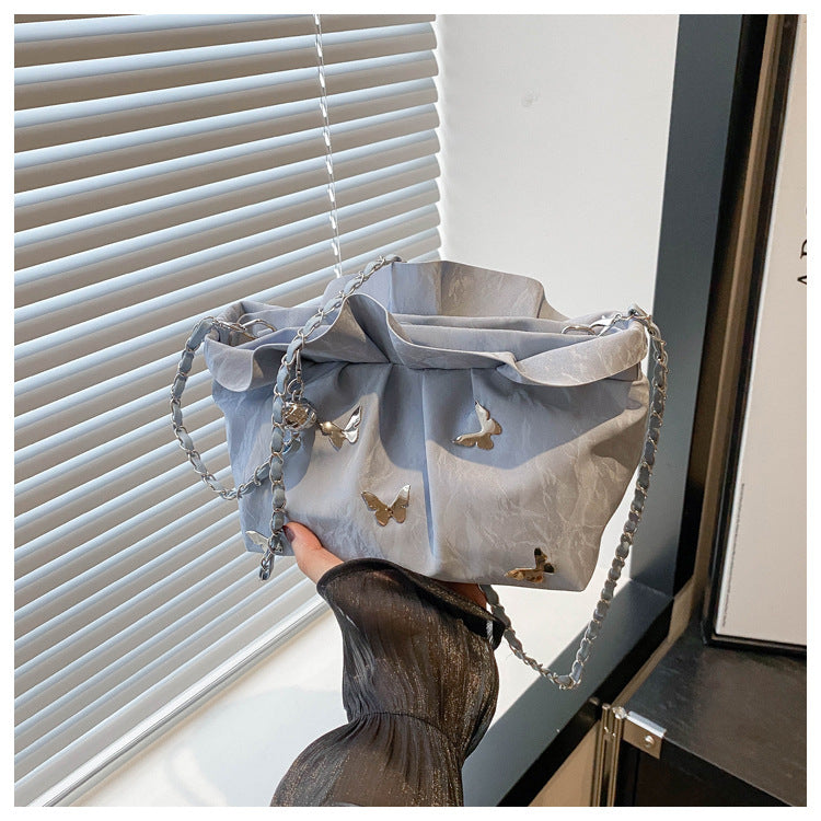 Single Shoulder Crossbody New Small Design Fold Cloud Bag