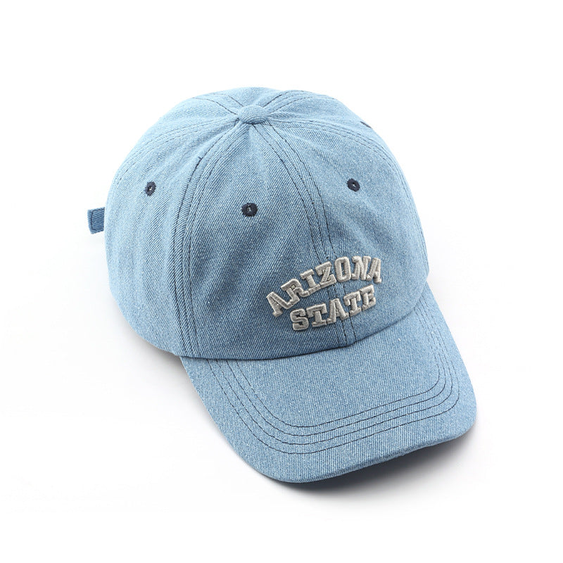 Wash The Old Letter Cowboy European And American Fashion