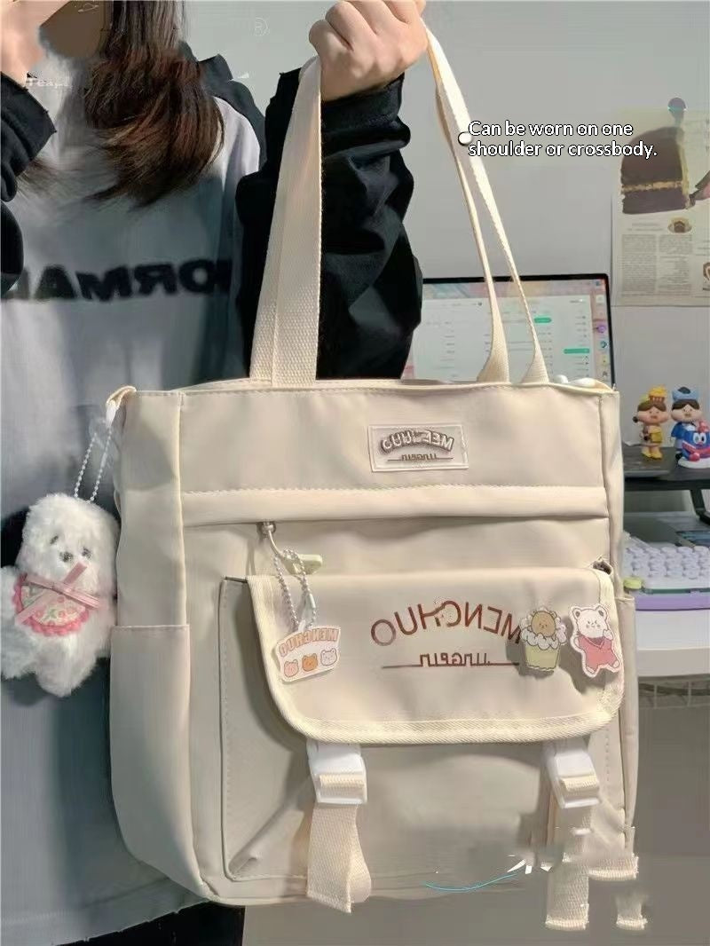 Versatile Preppy Large Capacity Also Works As A Shoulder Bag