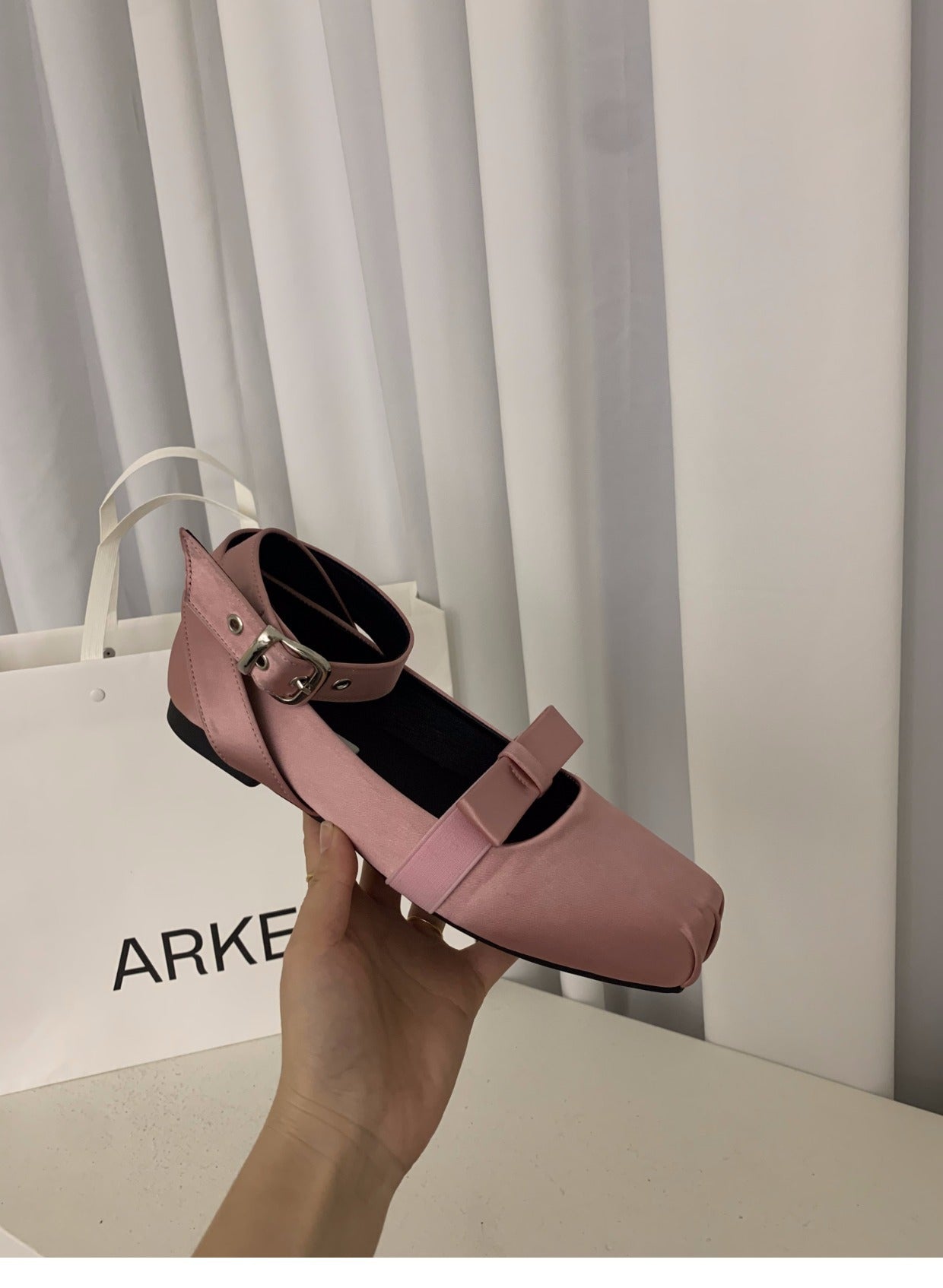 Women's Fashion Square Toe Flat Clip-on Sandals