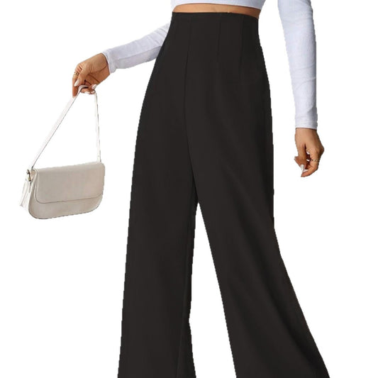 American-style Casual Suit With Wide-leg Pants