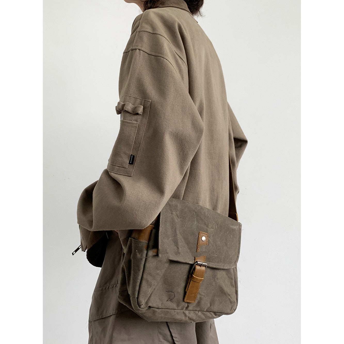 Loose Patchwork Large Pocket Wasteland Jacket