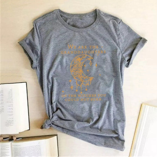 Loose Letter Print Women's T-Shirt