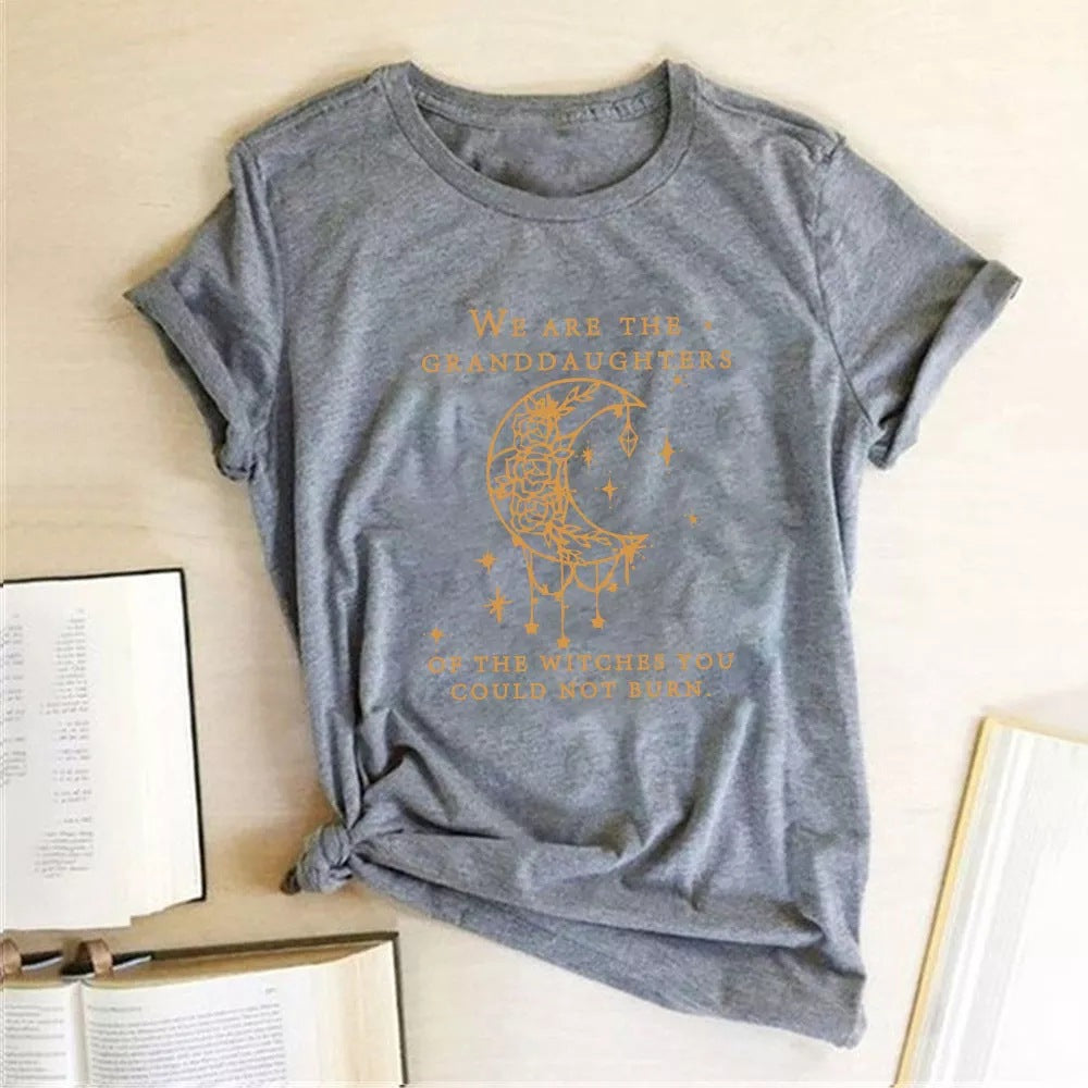 Loose Letter Print Women's T-Shirt