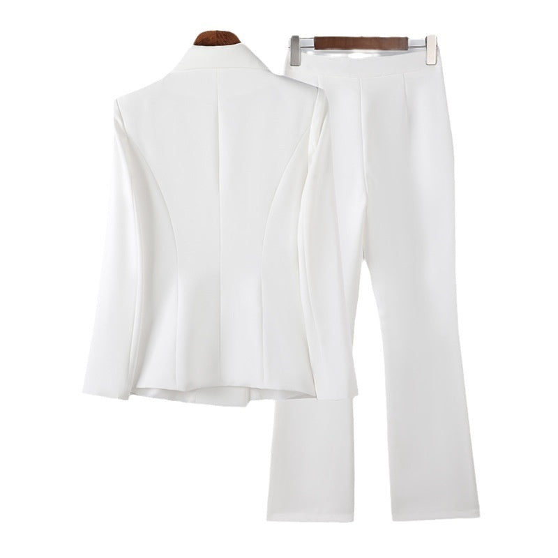Womens Formal Suit Korean-Style Slim-Fit Casual Blazer With A High-End Professional Finish