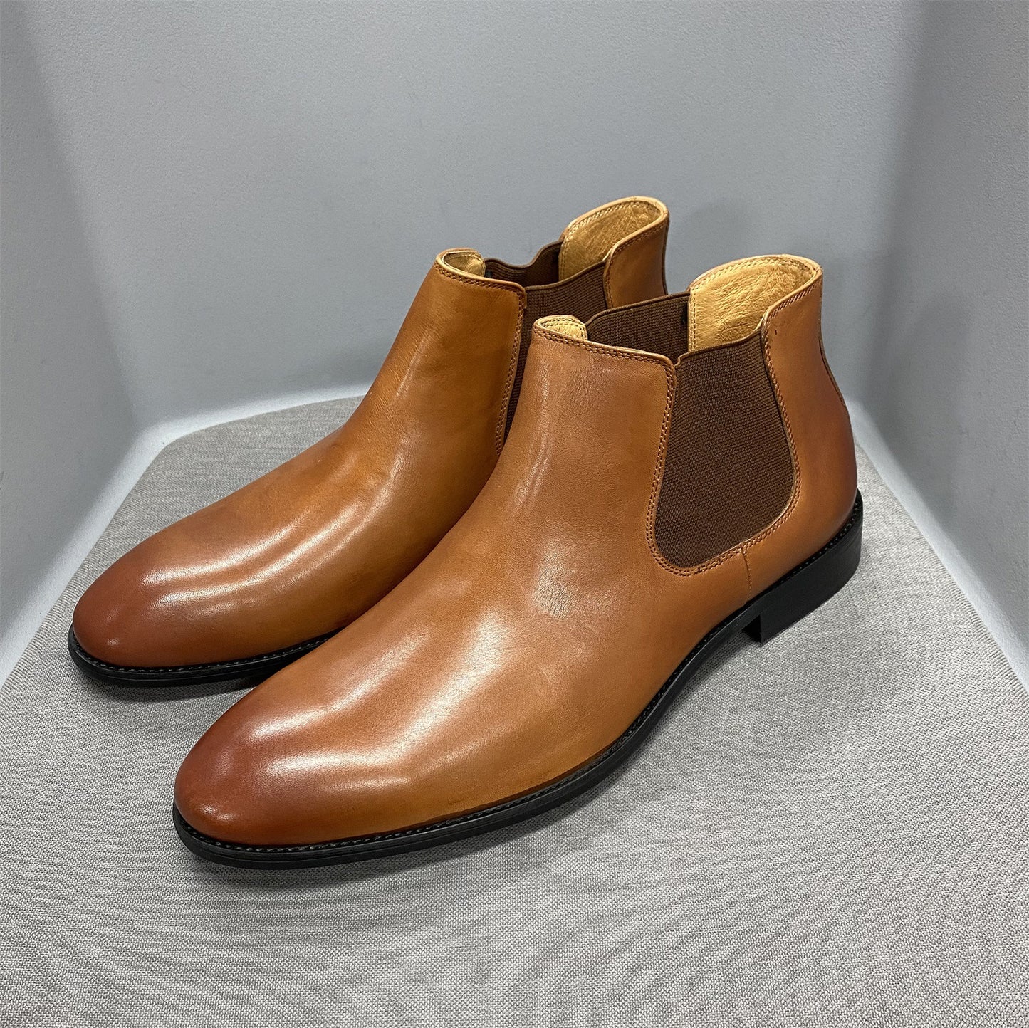 Genuine Leather One Stirrup Casual Cowhide Men's Shoes