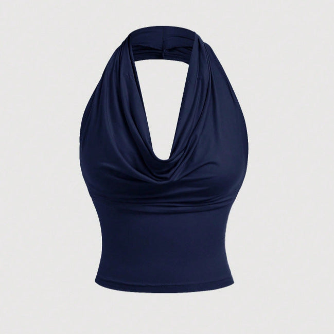 Versatile Spicy-girl Halterneck Vest One Piece Three Ways To Wear It Womens Top
