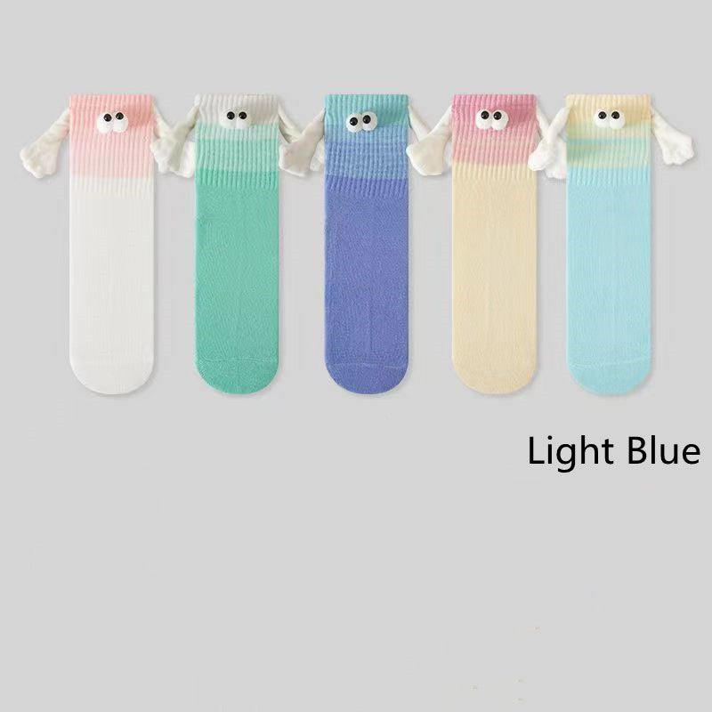 Gradient Color Socks That Pull On The Hand