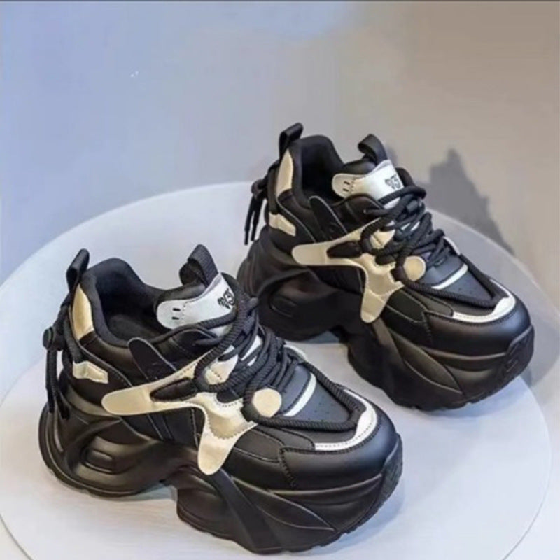 Casual Trend Sports Small Sized Man's Wear Platform Dad Shoes