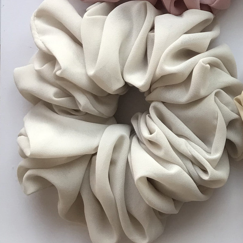 Chiffon Monochrome Bottoming Large Intestine Ring