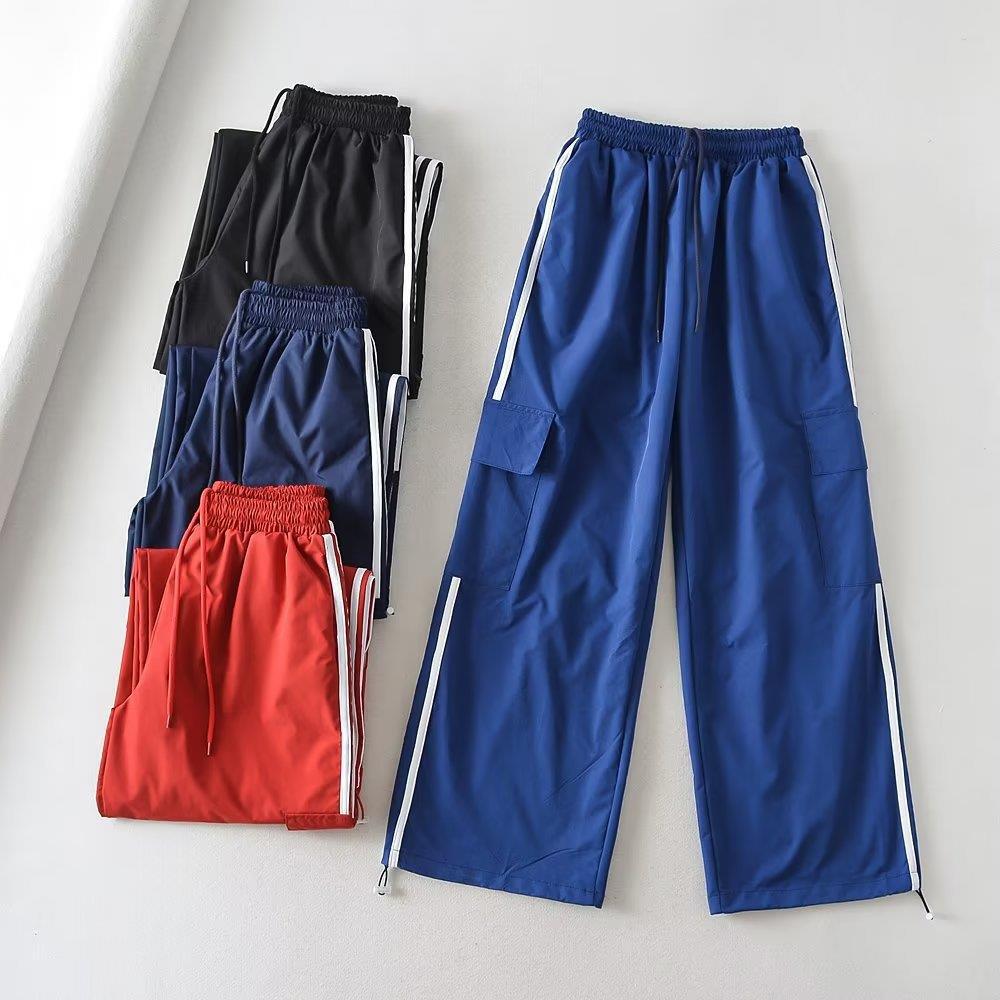 Women's Loose Straight Pocket Sweatpants