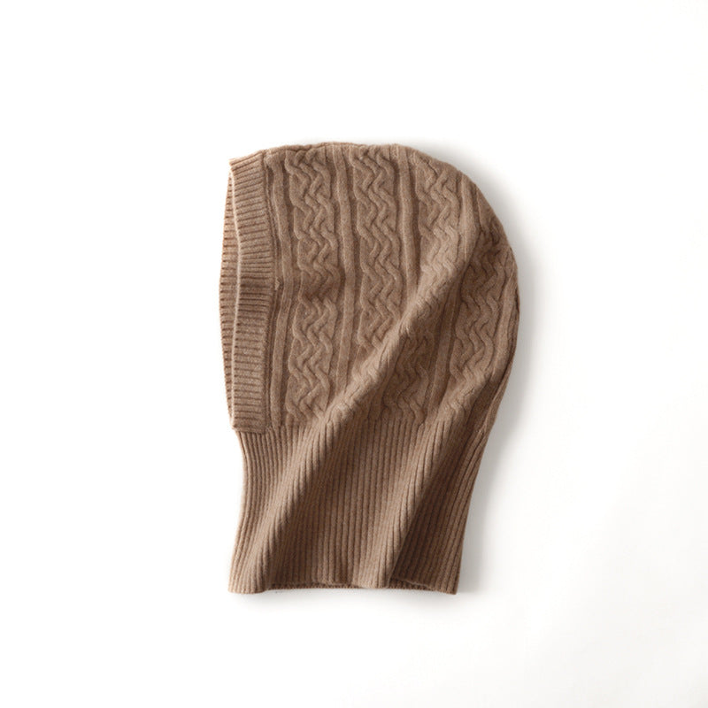 Thickened Warm Knitting Headgear Hat For Cervical Spine Protection
