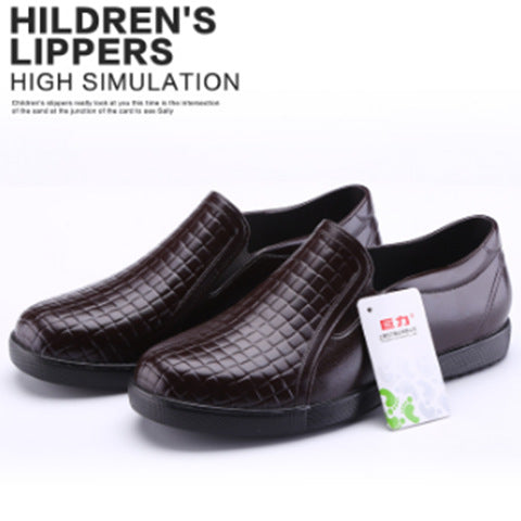 Men's Low-top Non-slip Waterproof Rubber Shallow Rain Boots