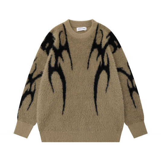Efterår og Vinter Blød Klæbrig Mink-lignende Sweater