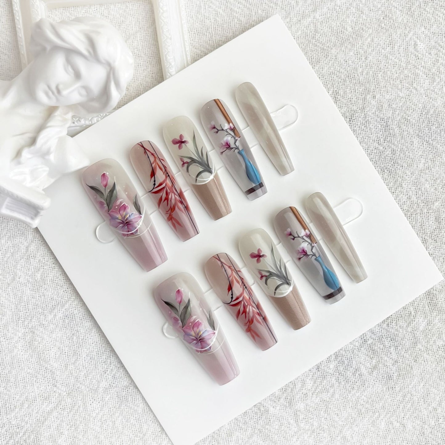 Ancient Chinese Style Sweet Cool Dark Wear Fake Nail Tip