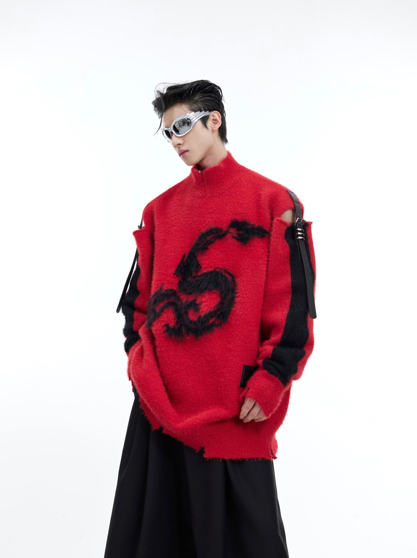 Loose Knit Sweater For Lazy Men