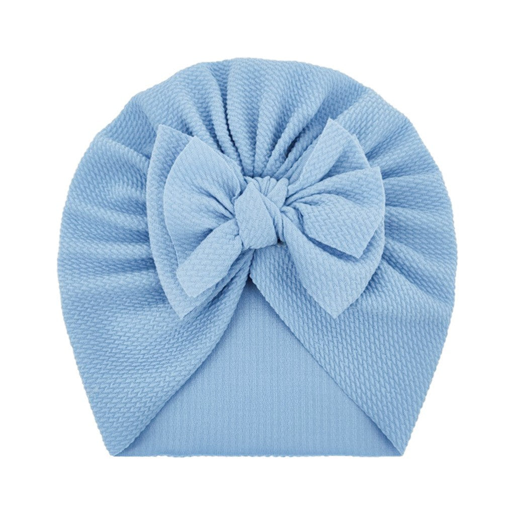 European And American Children's Cute Warm Tire Hat With Bow