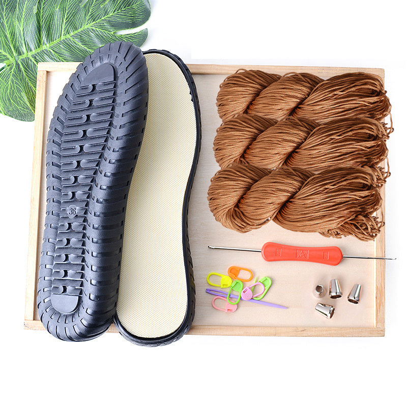 Woven Hollow Thread Cow Tendon Bottom Crystal Material Bag