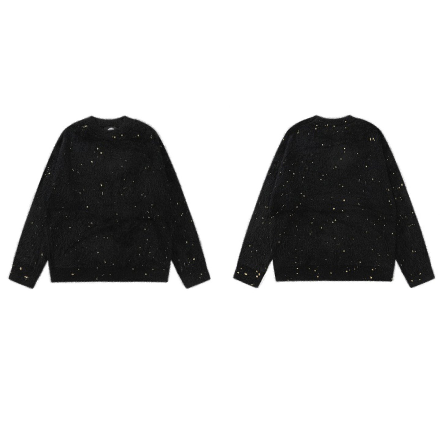 Rundhalset Sweater Til Mænd Og Kvinder Efterår Og Vinter
