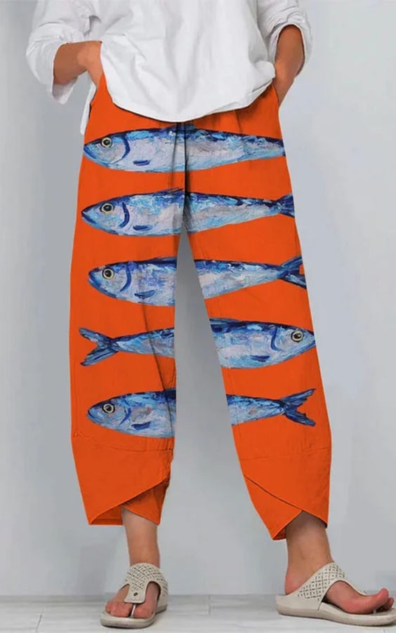 3D Printing Women's Casual Pants
