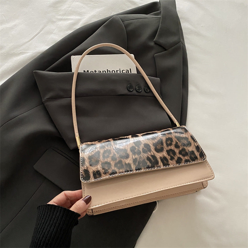 Leopard Print Special-interest Shoulder Messenger Bag