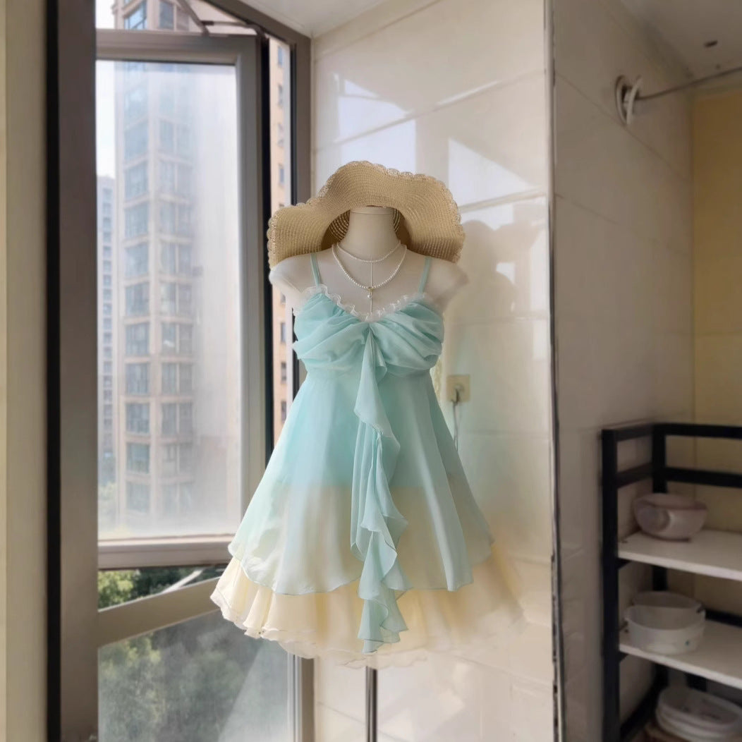 Half-length Skirt And Top Set For Petite Women