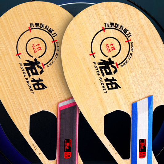Ten-generation Special-shaped Gun Shot Pure Wood Carbon Q10 Table Tennis Flooring