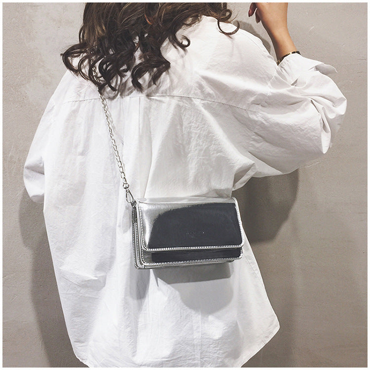 Korean Style Small Square  Fashion Simple Messenger Bag