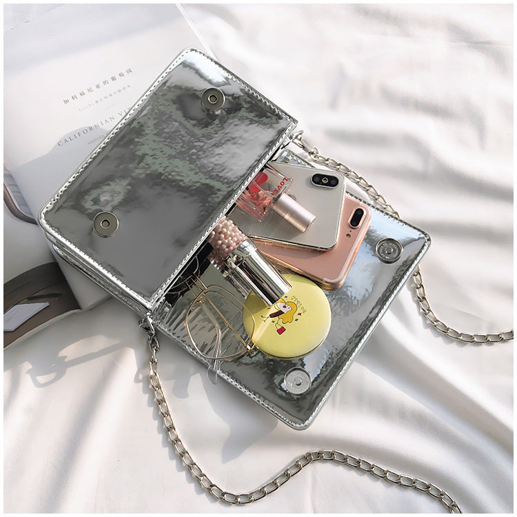 Korean Style Small Square  Fashion Simple Messenger Bag