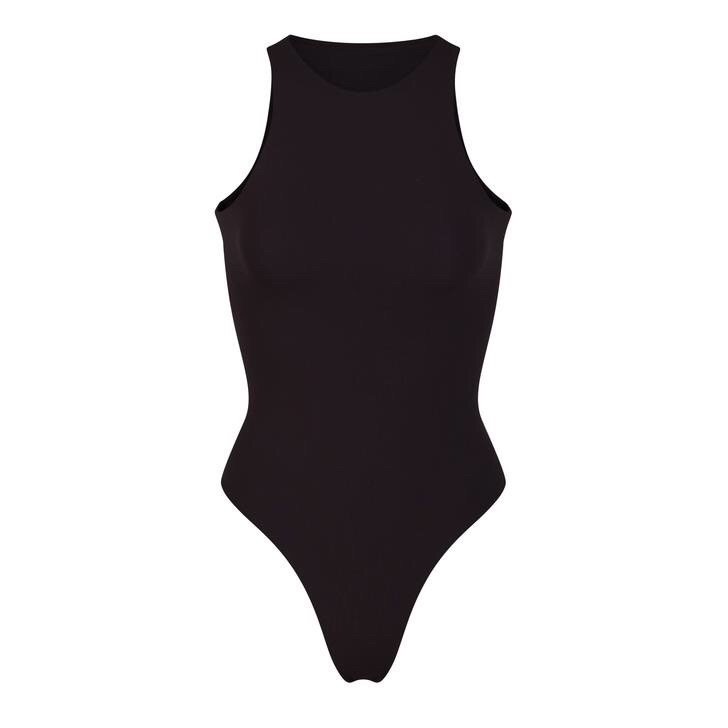 Solid Color Sleeveless Tight High Elastic One-piece Vest For Women