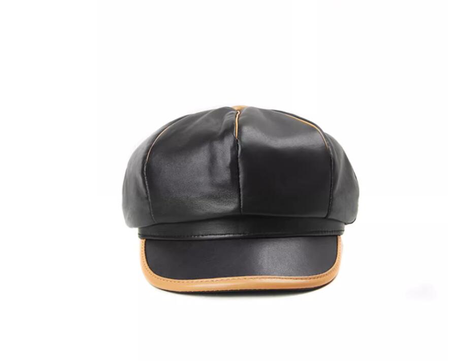 Retro lammeskind farvematchende baret