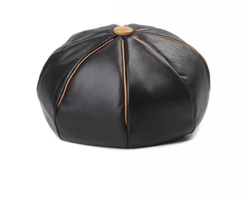 Retro lammeskind farvematchende baret