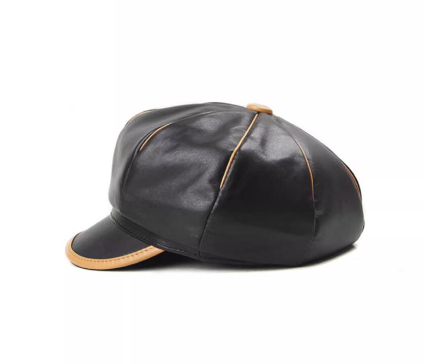 Retro lammeskind farvematchende baret