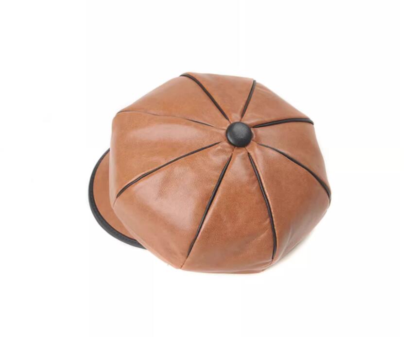 Retro lammeskind farvematchende baret