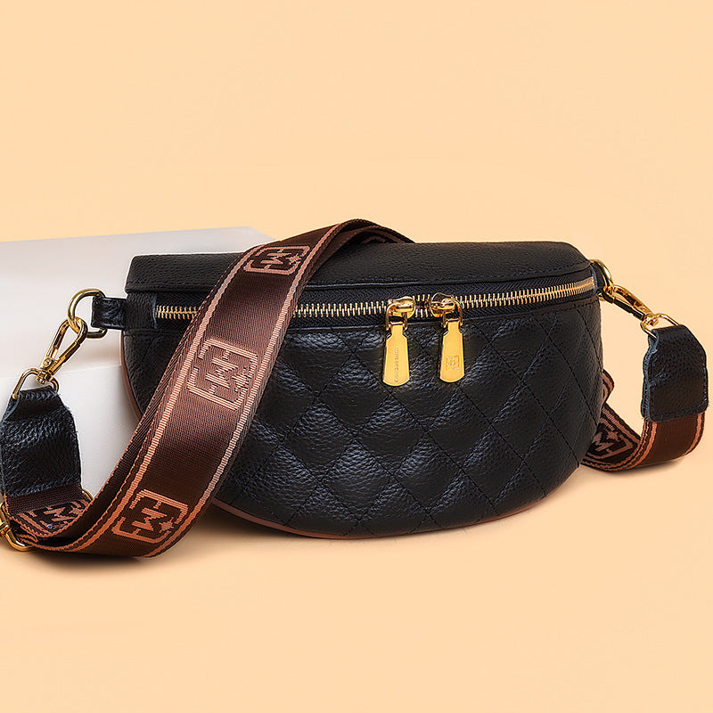 Dame moderigtig, enkel rhombus-crossbody-taske