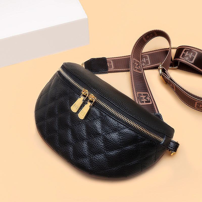 Dame moderigtig, enkel rhombus-crossbody-taske