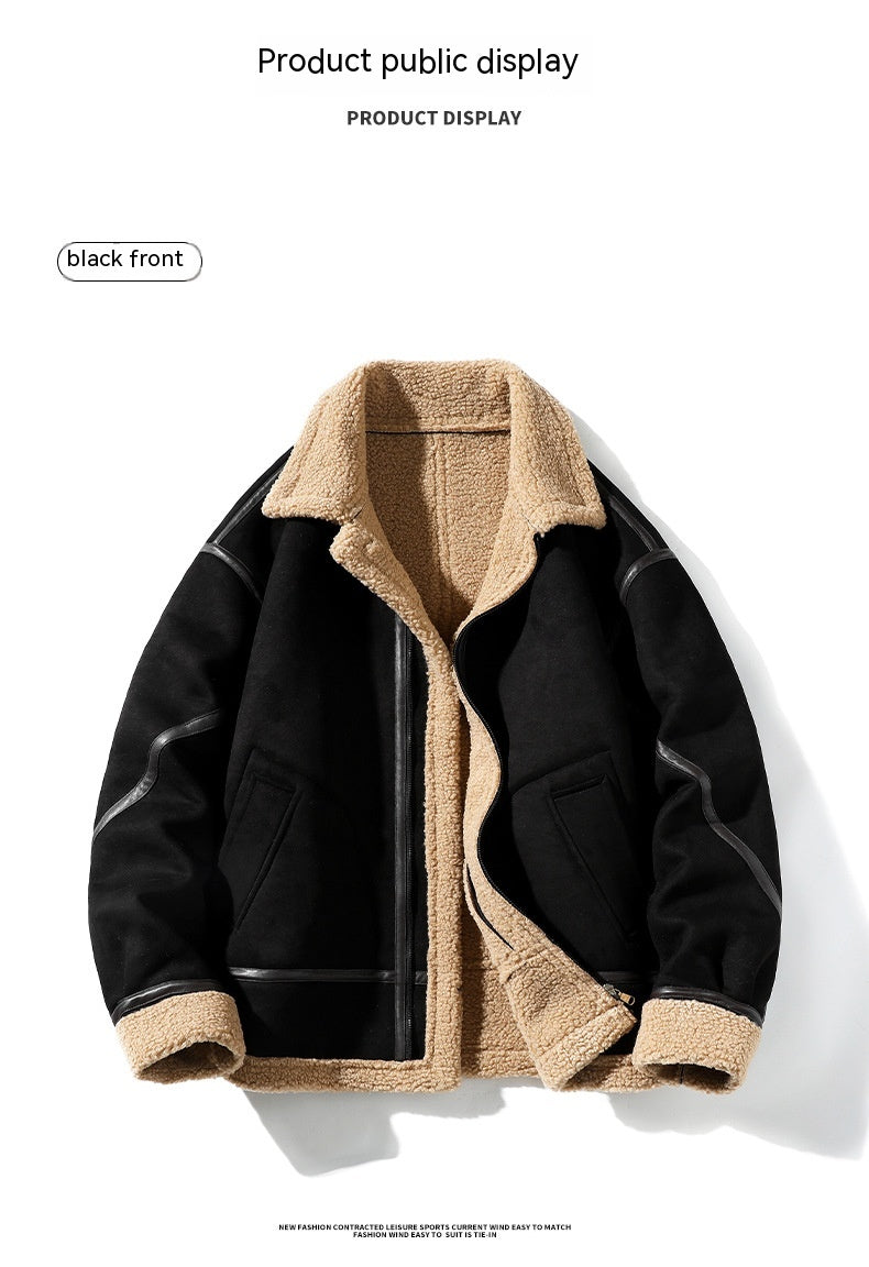 Loose Fashion Fleece Thickened Padded Jacket