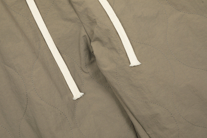 Men's And Women's Elastic Waist Drawstring Winter Casual Pants