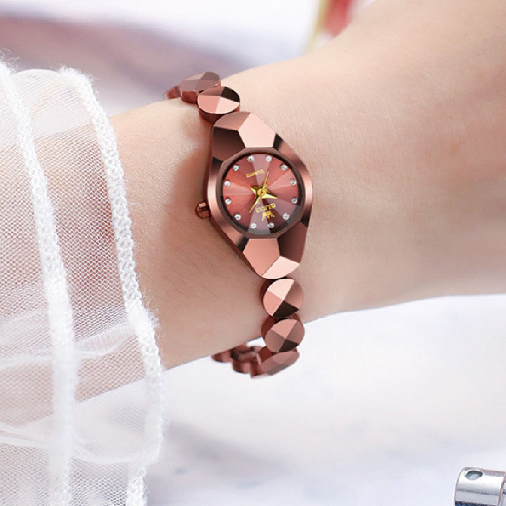 Armbånd Keramisk Wolfram Stål Quartz Ur