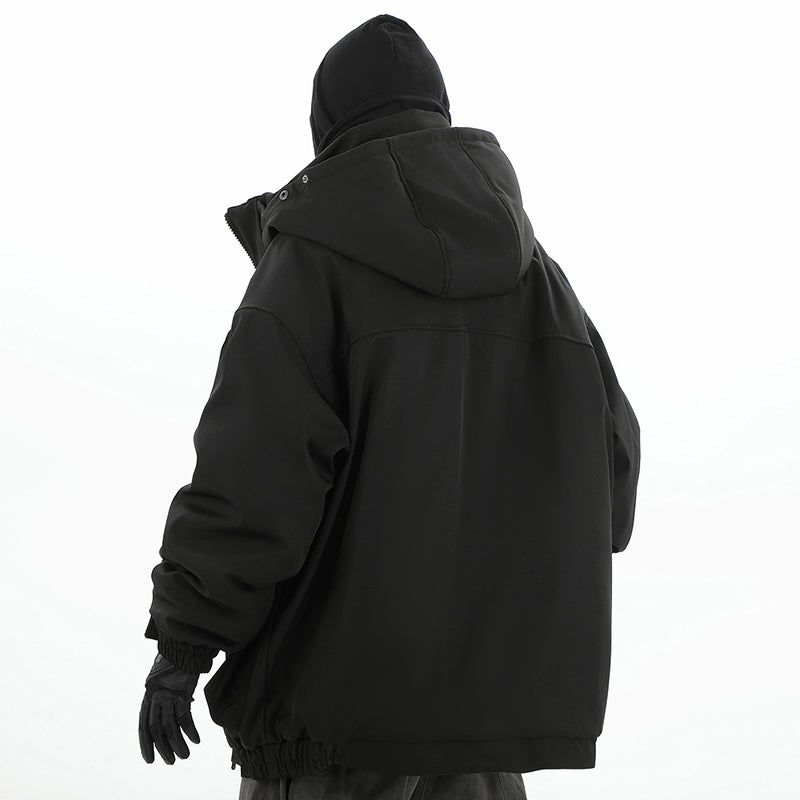 Men's Loose Trendy Workwear Thickened Cotton-padded Coat