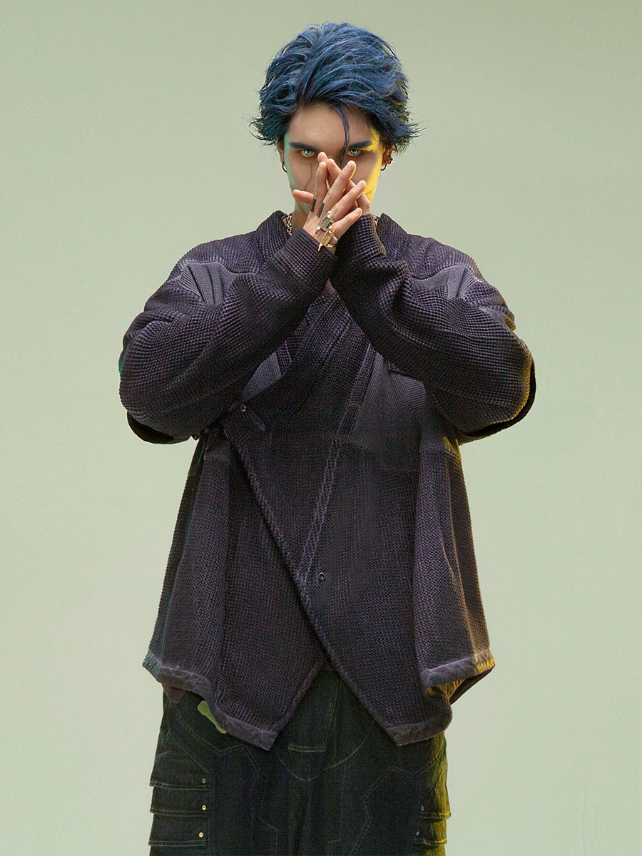 Men's And Women's Fashion Dyed Washed Hanfu Cardigan