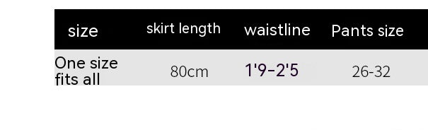 Mode Slankende Tre-lags Mesh Skirt
