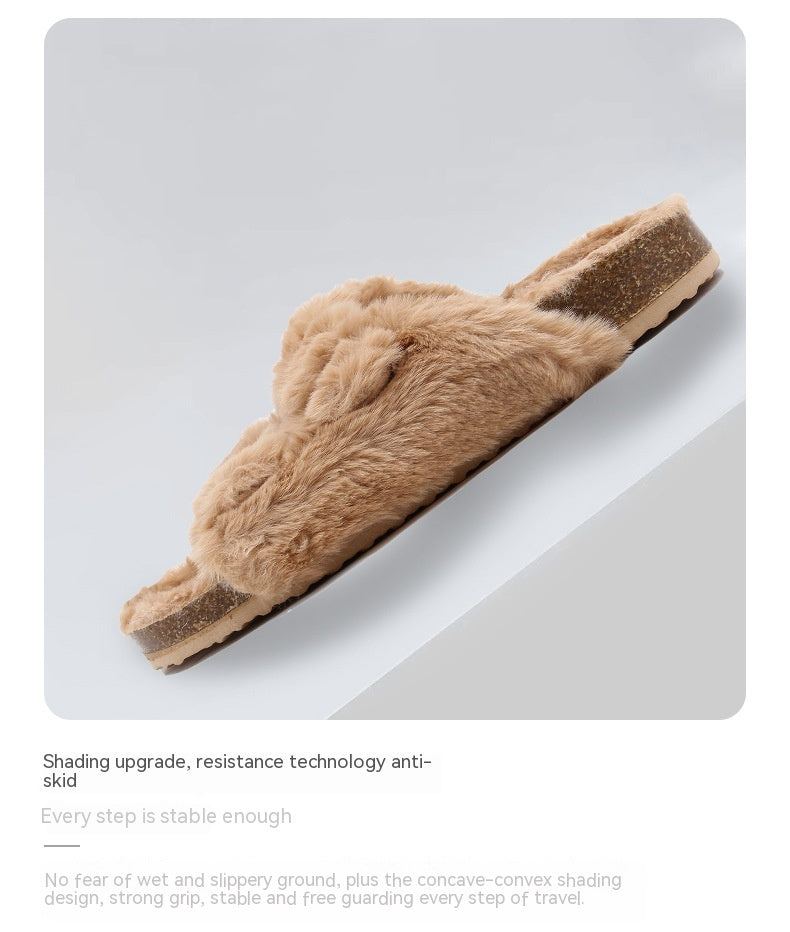 Women's Outer Wear Warm Winter Cotton Slippers