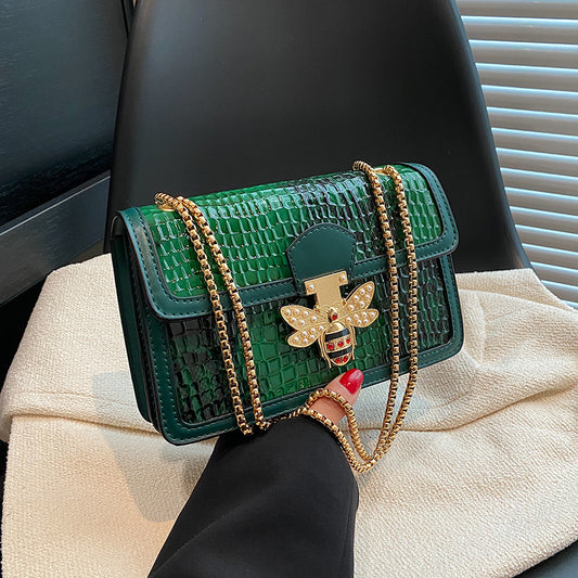 Fashion dame-taske, kæde, crossbody