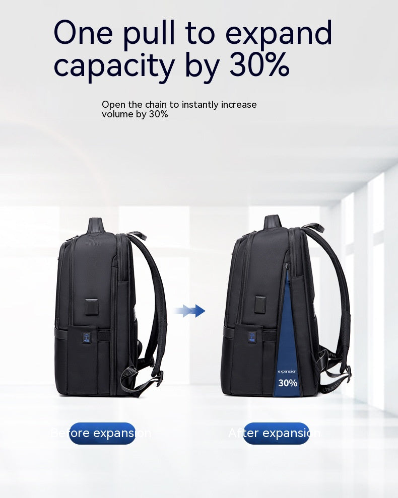 Men's Large Capacity Business Trip Computer Backpack