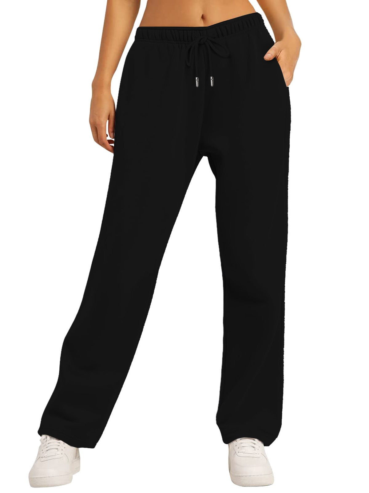 Women's Casual Loose Solid Color Sweatpants