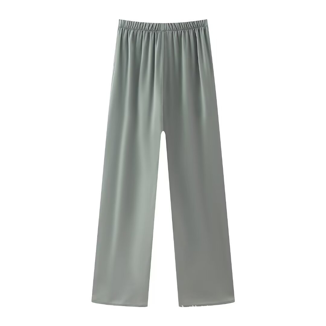 Fashionable Sequins Western Style All-matching Straight-leg Pants